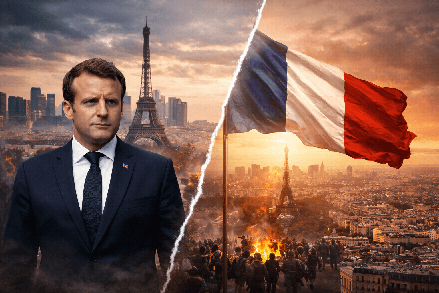 Macron face à la tempête sociale